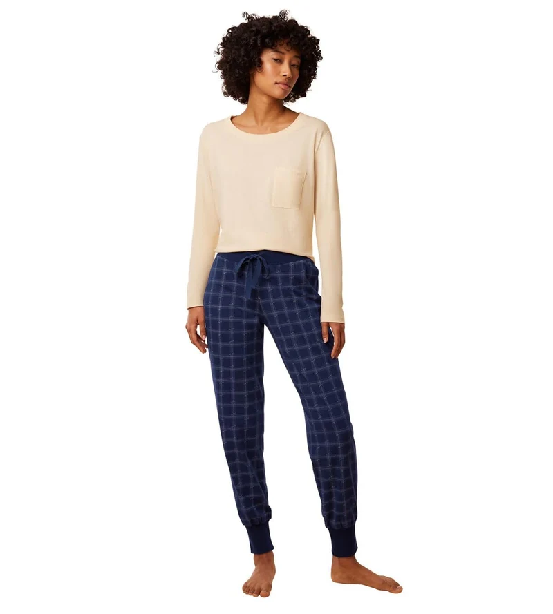 Triumph Damen Pajama Bottom 38 Blue Combination, 38 Blue Combination