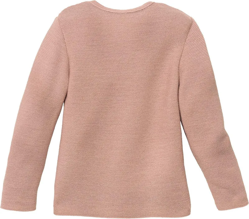 Disana Linksstrick-Pullover 86-92 Bordeaux, 86-92 Bordeaux