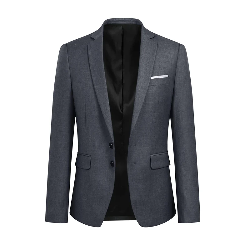YOUTHUP Herren Sakko Slim Fit Freizeit Modern Anzugjacke für Hochzeit Party Business Abschluss Jacke