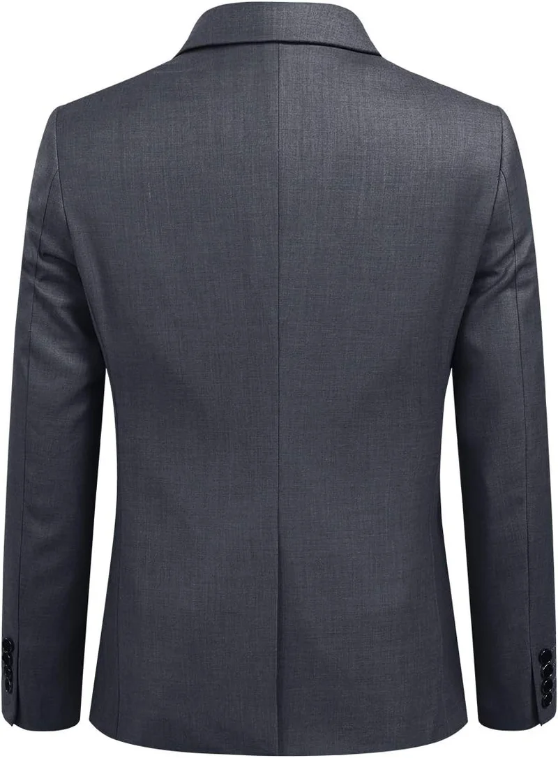 YOUTHUP Herren Sakko Slim Fit Freizeit Modern Anzugjacke für Hochzeit Party Business Abschluss Jacke